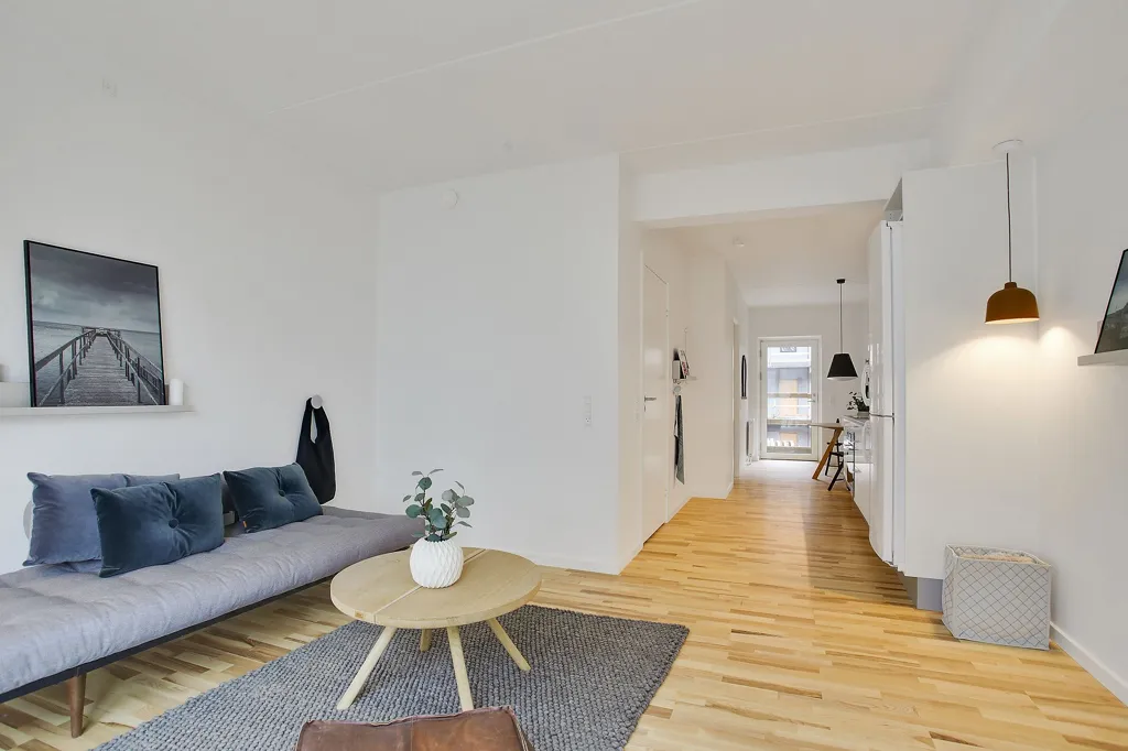 Séjour - 2-Bedroom Apartment with Harbour View in Aalborg