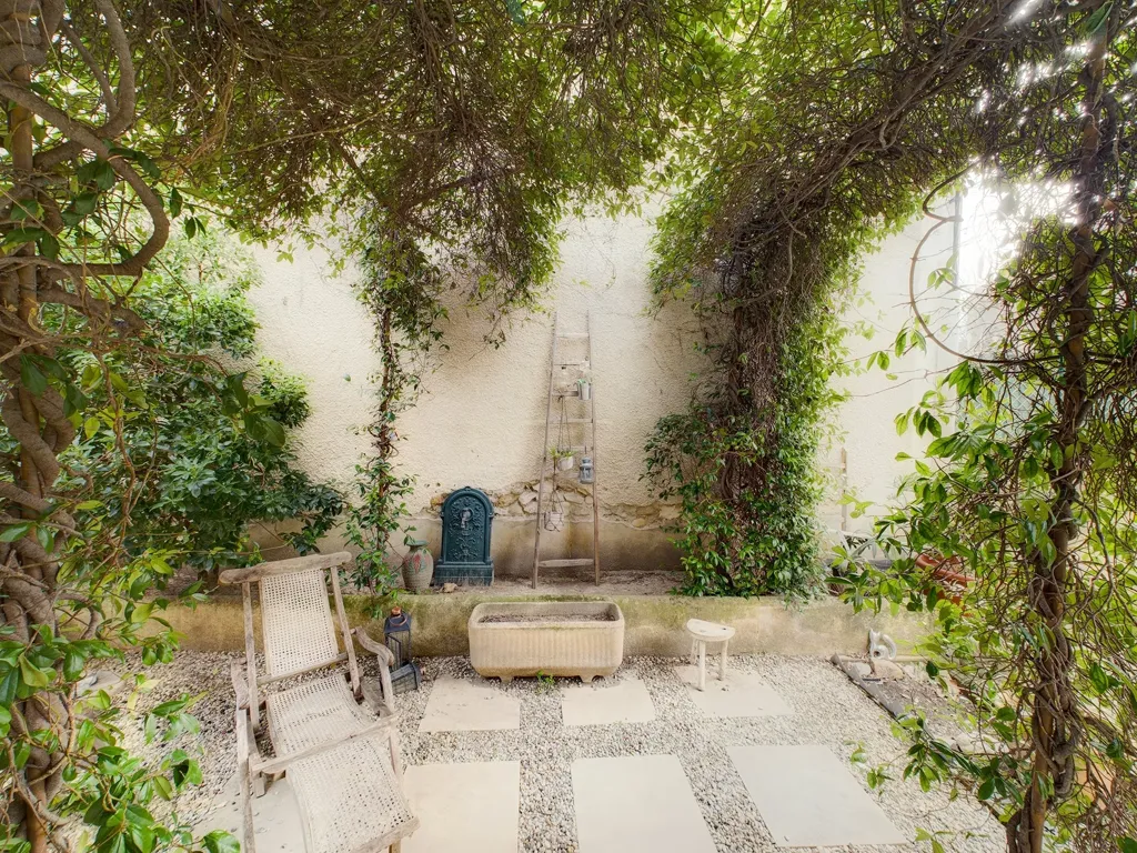 Jardin - Maison Bourgeoise avec Jardin à Sablet