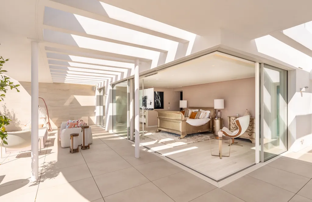Terrasse - Luxury Triplex Penthouse with Sea View in Ojén