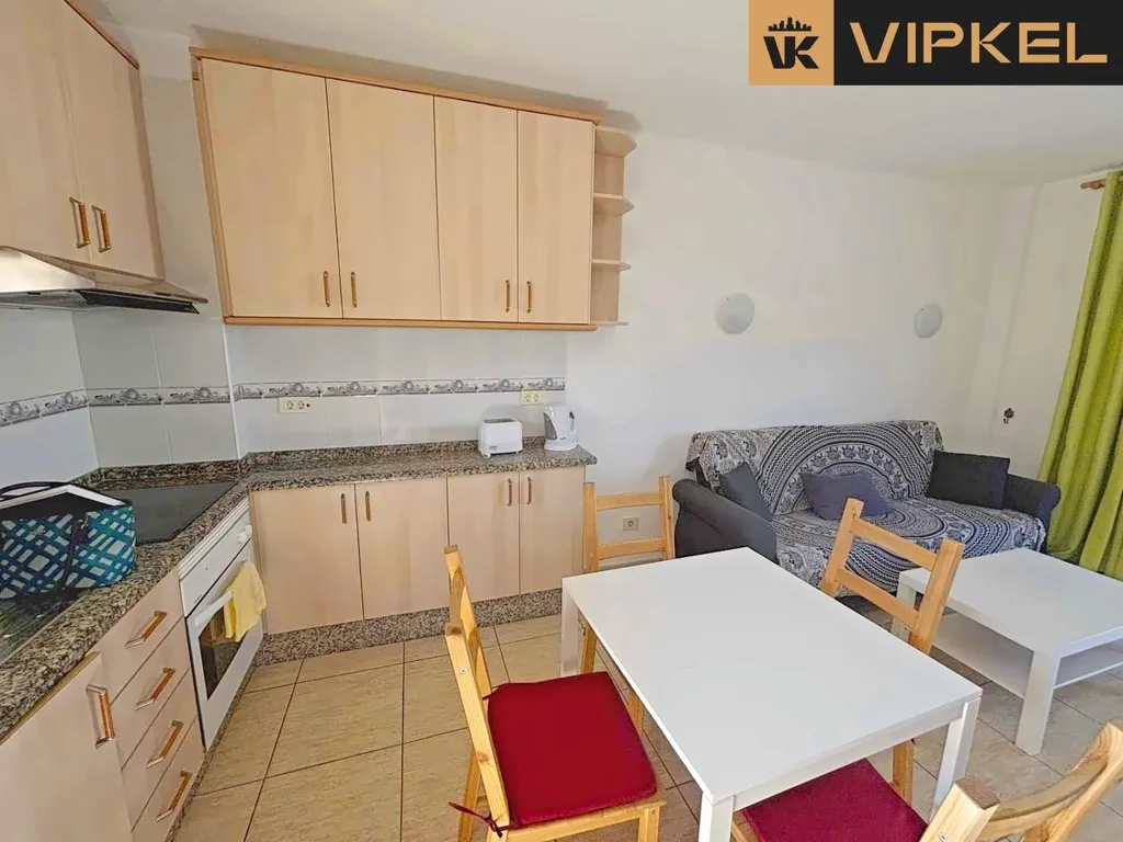 Söögituba - One-Bedroom Flat with Pool in Los Cristianos