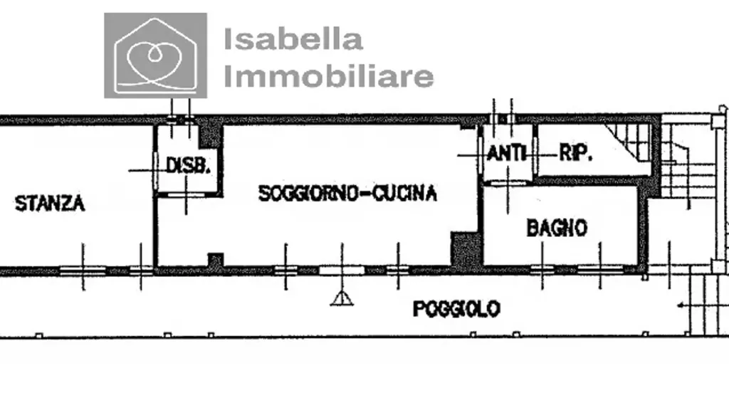 Planimetria - South-Facing Duplex with Panoramic View in Trento