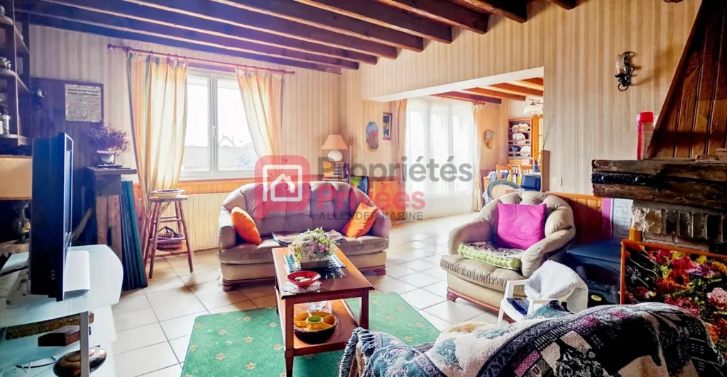 Séjour - Maison avec Jardin et Sous-sol à Soucy