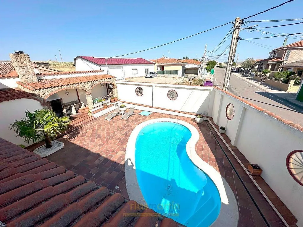 Vue aérienne - Chalet with Pool in Machacón, Salamanca