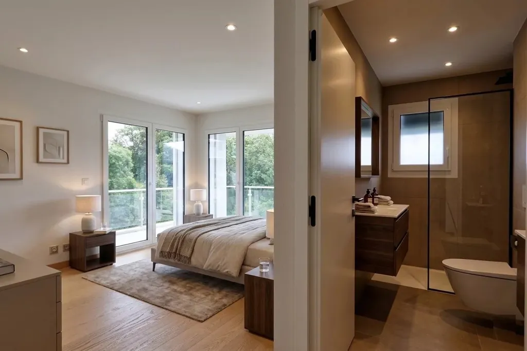 Camere da letto - Villa with Mountain View in Grimisuat