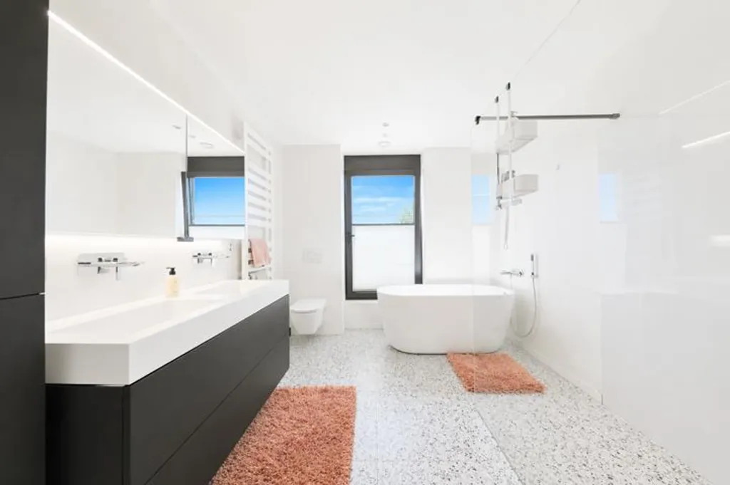 Bathrooms - Eco-Friendly House with Terrace in Meise