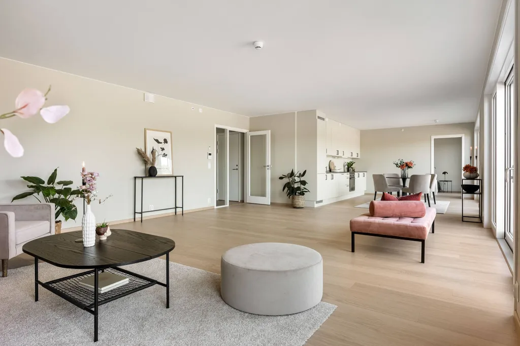 Soggiorno - Apartment with Sea View in Agnespassasjen