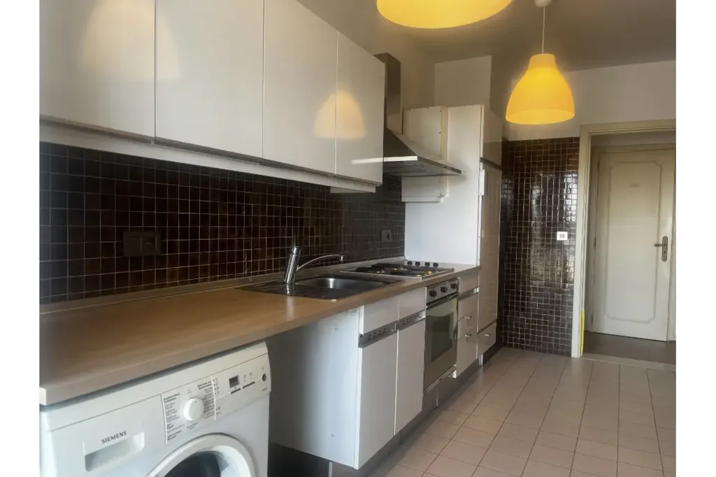 Cucina - Apartment with River View on Quai Marcellis, Liège