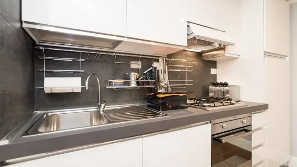 Cuisine - Restored Apartment with Terrace in Florence Centre