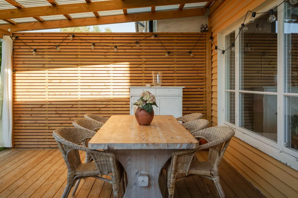Terrasse - Modernised Terraced House with Garden in Hille