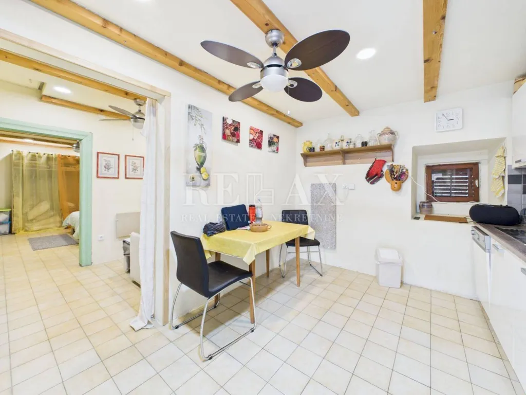 Salle à manger - Charming Stone House with Sea View in Grižane
