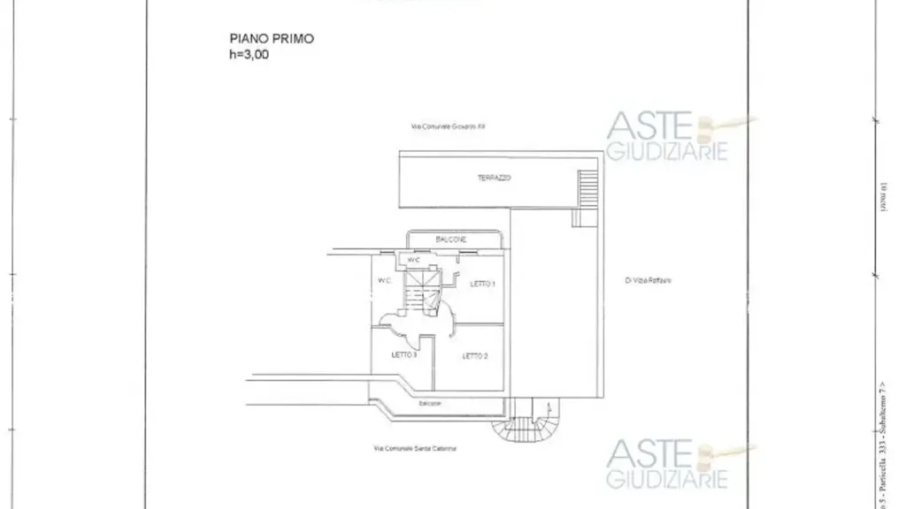 Planimetria - Two-Level Apartment with Cellar in Prignano Cilento