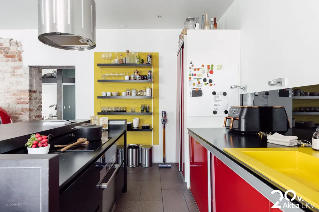 Cuisine - Distinctive Home with Bold Design in Kruununhaka