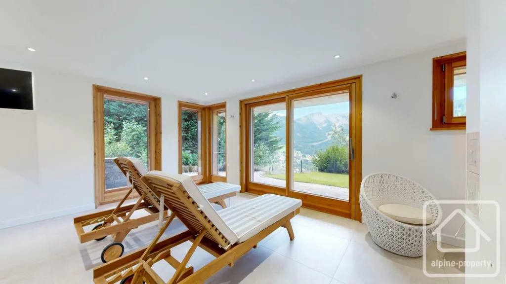 Soggiorno - Modern Chalet with Panoramic Views in Petit Châtel