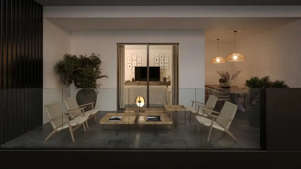 Terrace - Trilocale with Eco-Friendly Features in Montichiari