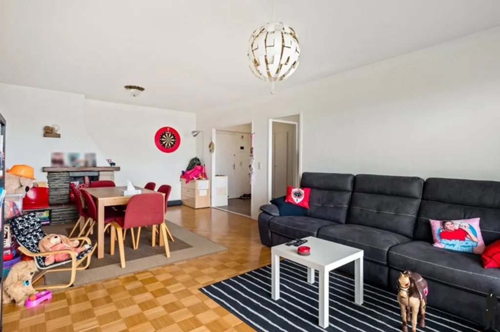 Séjour - Appartement avec terrasse au 9e étage à Anvers