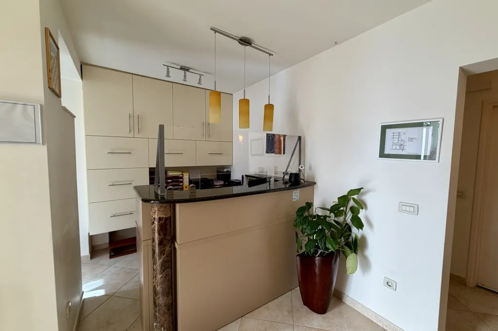 Cuisine - Commercial Apartment with Glazed Hallway in Trstenik