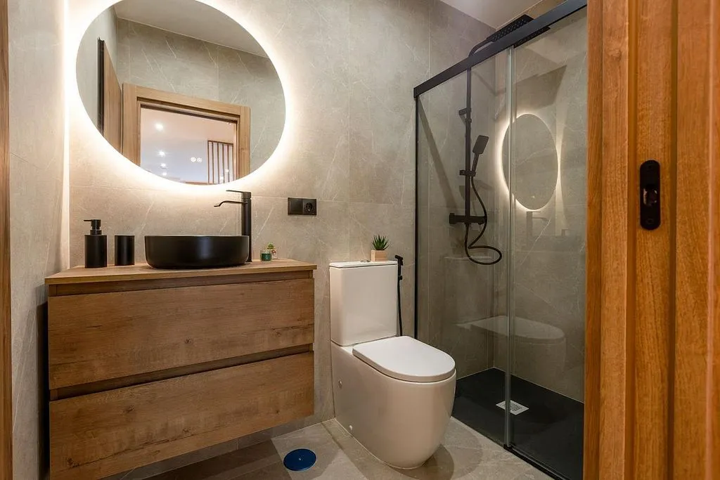Salles de bain - Studio in Albaicín with Air Conditioning