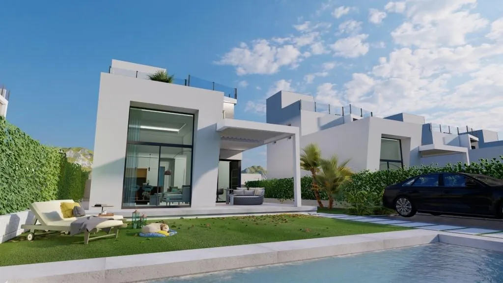 Piscine - Villa with Sea and Mountain Views in Benidorm