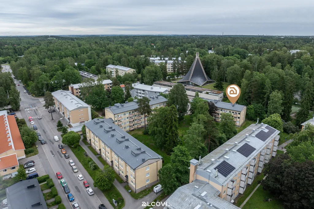 Õhuvaade - Modern Apartment with Sea View in Kannelmäki