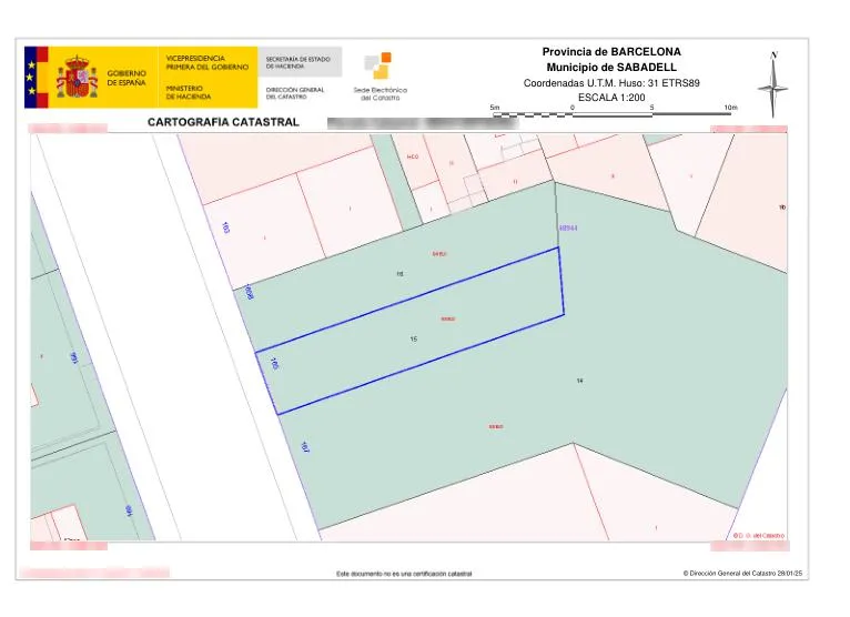 Floor Plan - Irregular Plot in Central Sabadell