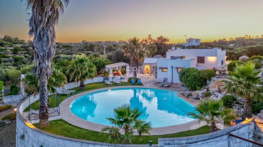 Aerial - Renovated Villa with Pool near Ostuni