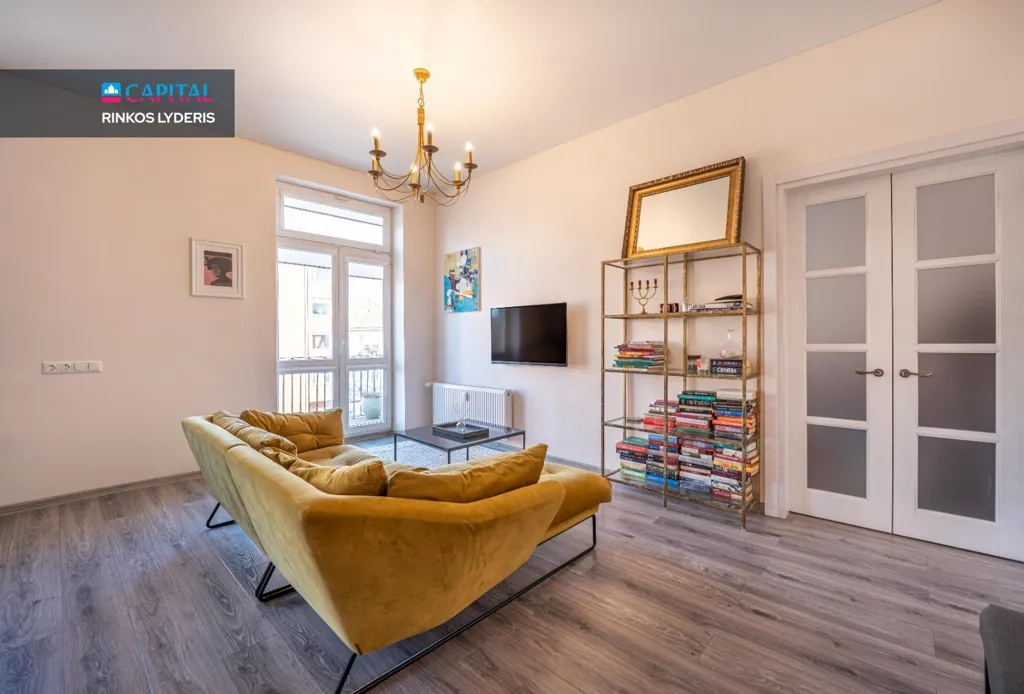 Séjour - 2-Bedroom Apartment with Balcony in Klaipėda Centre