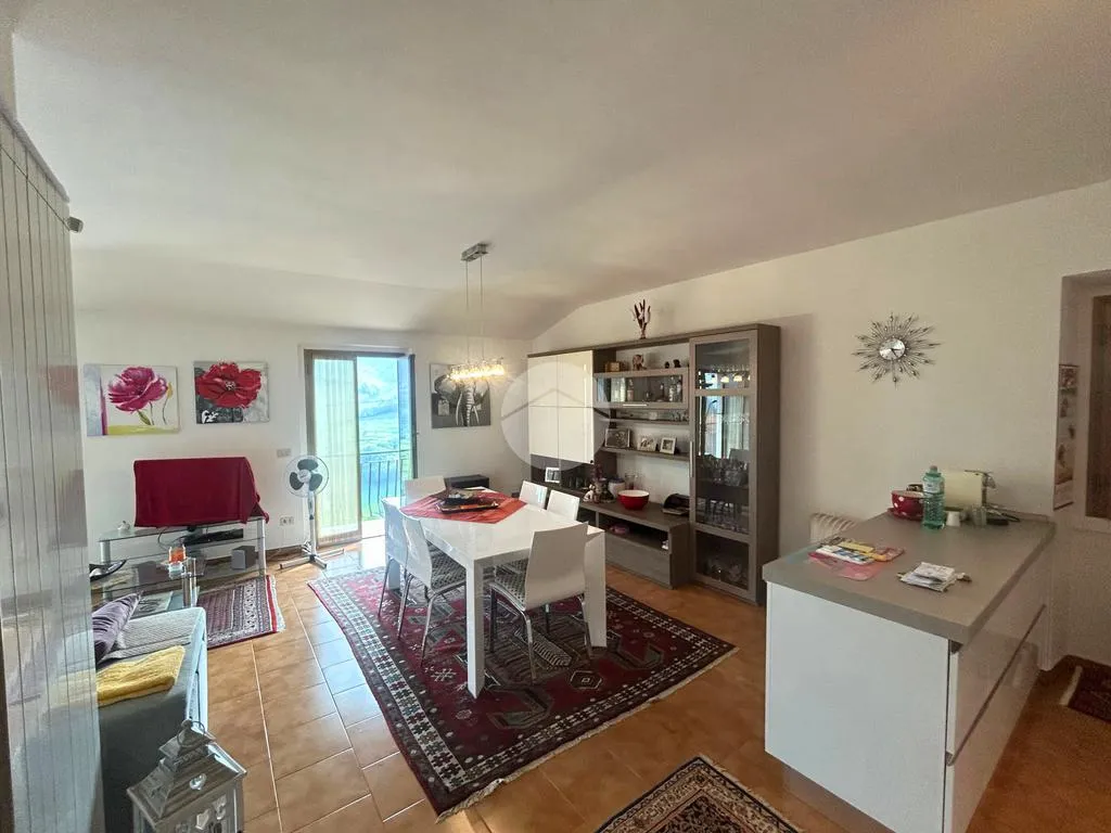 Living Room - Independent House with Panoramic View in Vigolo