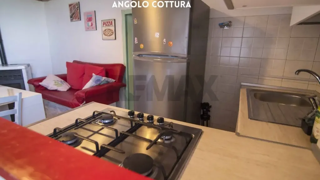 Cuisine - Rustic Trilocale with Countryside View in Roccastrada