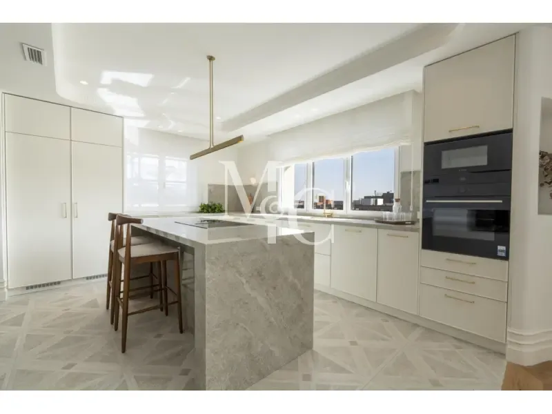 Köök - Penthouse with 360° Views in Goya, Madrid