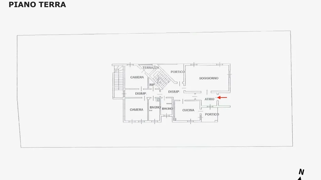 Plan - Spacious Villa with Garden in Spilimbergo