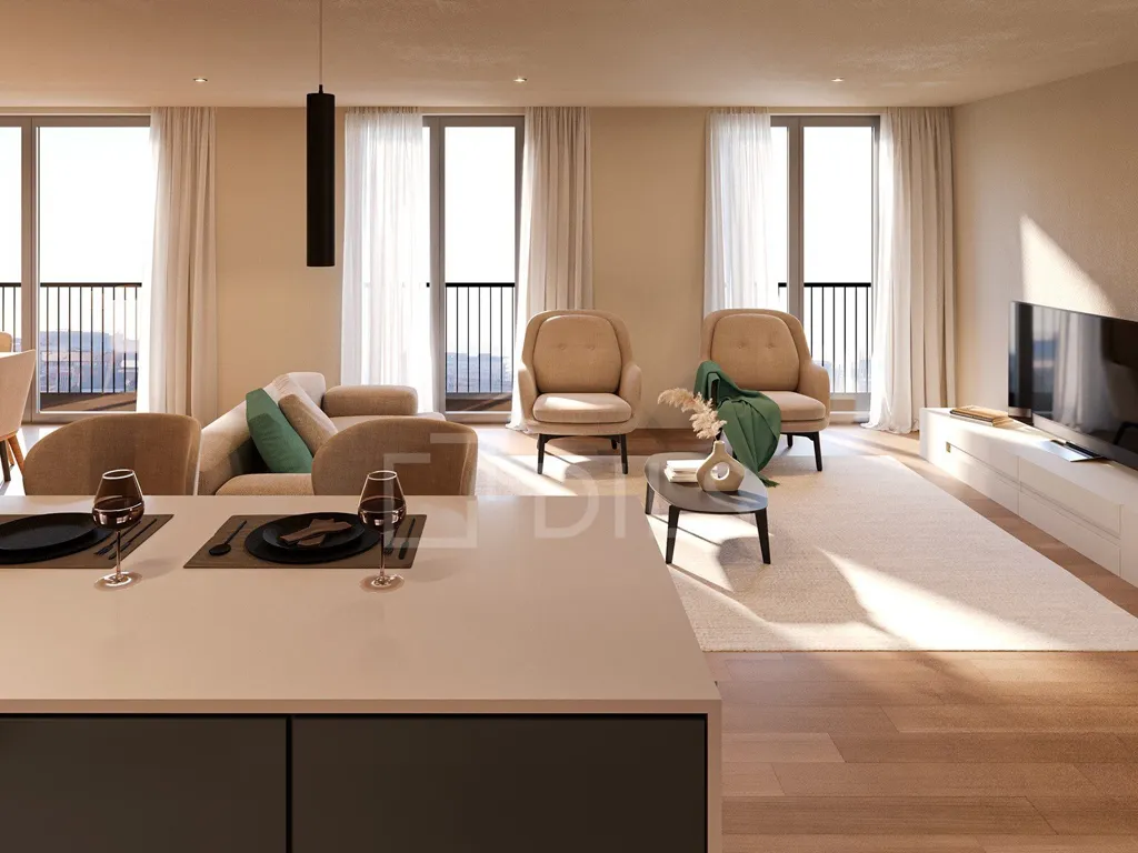Köök - Luxury Flat with Balcony in Benfica, Lisbon