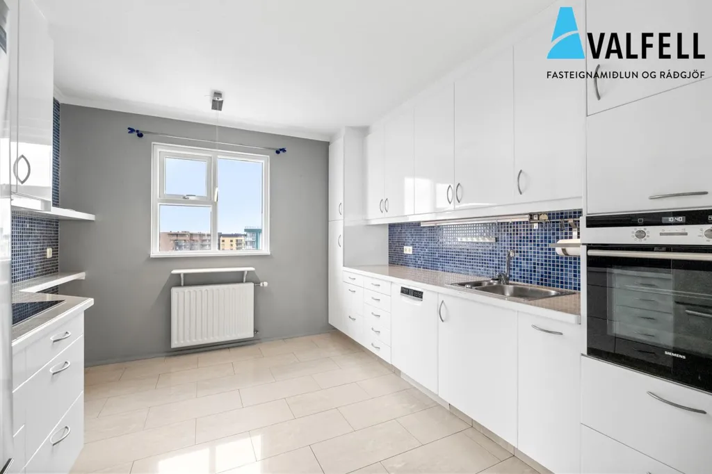 Cucina - Apartment with Panoramic View in Reykjavik