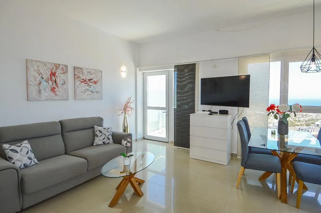 Soggiorno - Penthouse with Sea View in Loma Dos