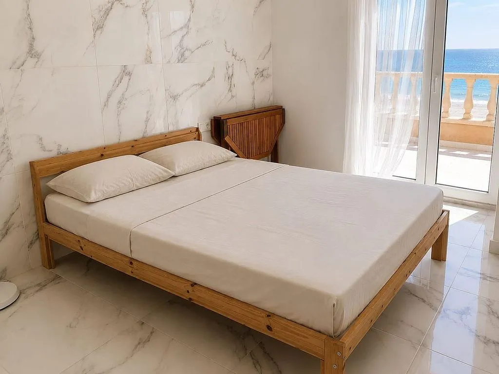 Bedrooms - Chalet with Pool and Sea View in La Manga