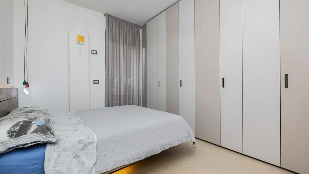 Bedrooms - Design Bilocale with Balcony in Milan