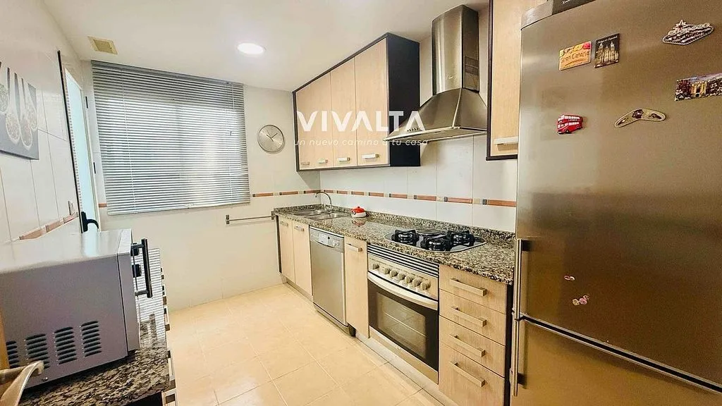 Kitchen - Modern Flat with Sea View in El Grau