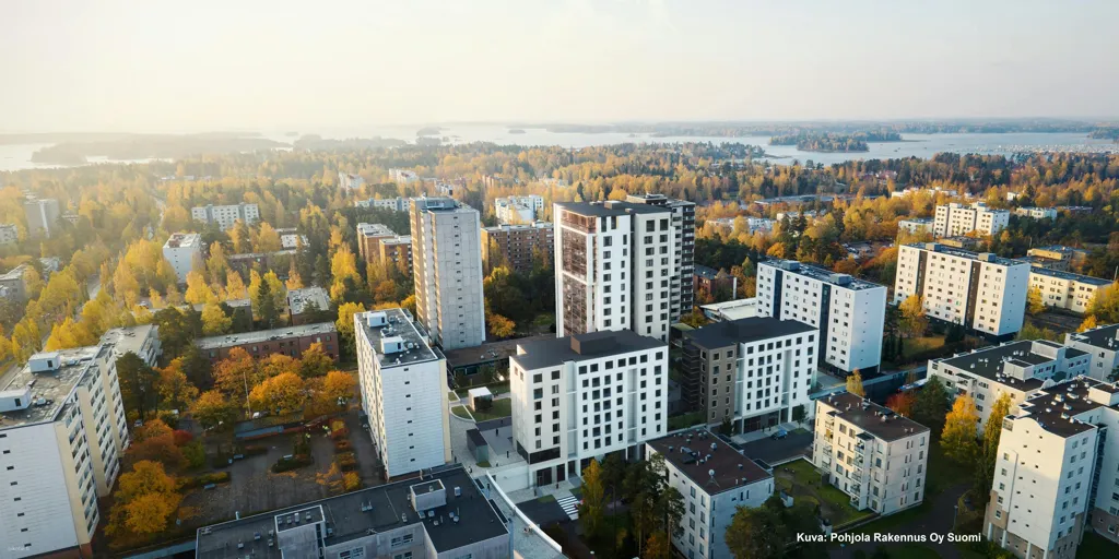 Aerial - 2-room apartment in FI