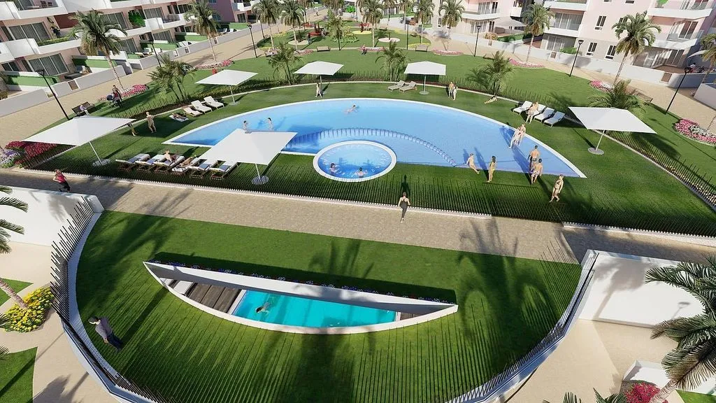 Õhuvaade - Ground Floor Apartment with Pool in El Raso