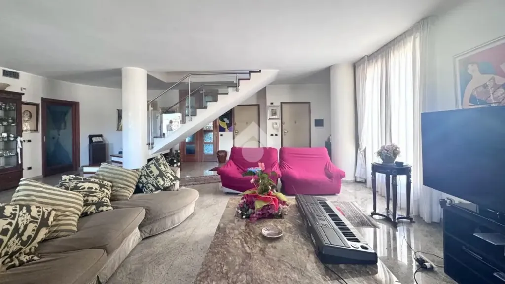 Séjour - Duplex with Penthouses and Pool in Rende
