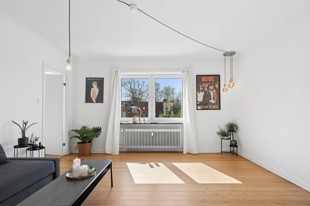 Séjour - Apartment with Garden View in Randers