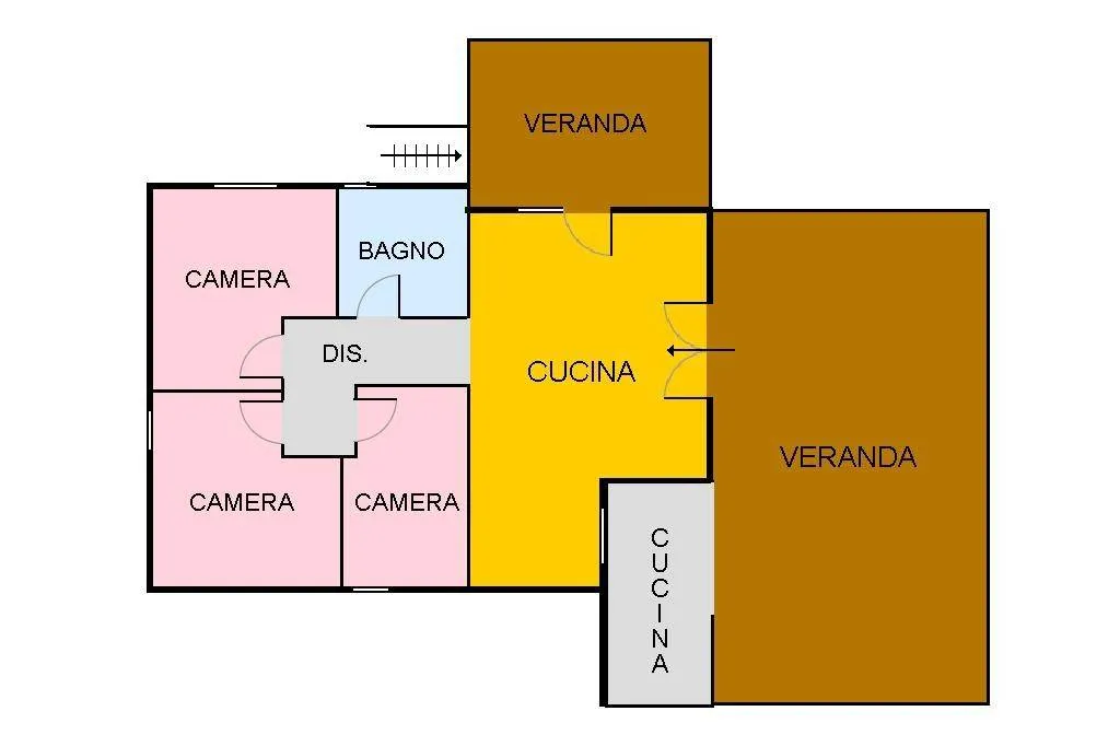 Floor Plan - Luxury Villa with Sea View in Conza, Sicily