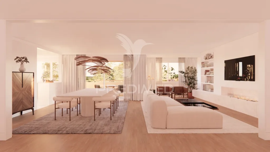 Séjour - Newly Built T2 in Rio Tinto with Garden