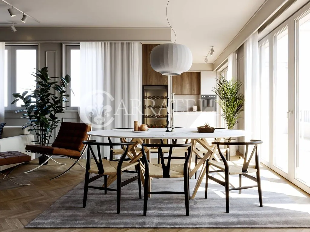 Söögituba - Contemporary Flat with Terrace in Florence