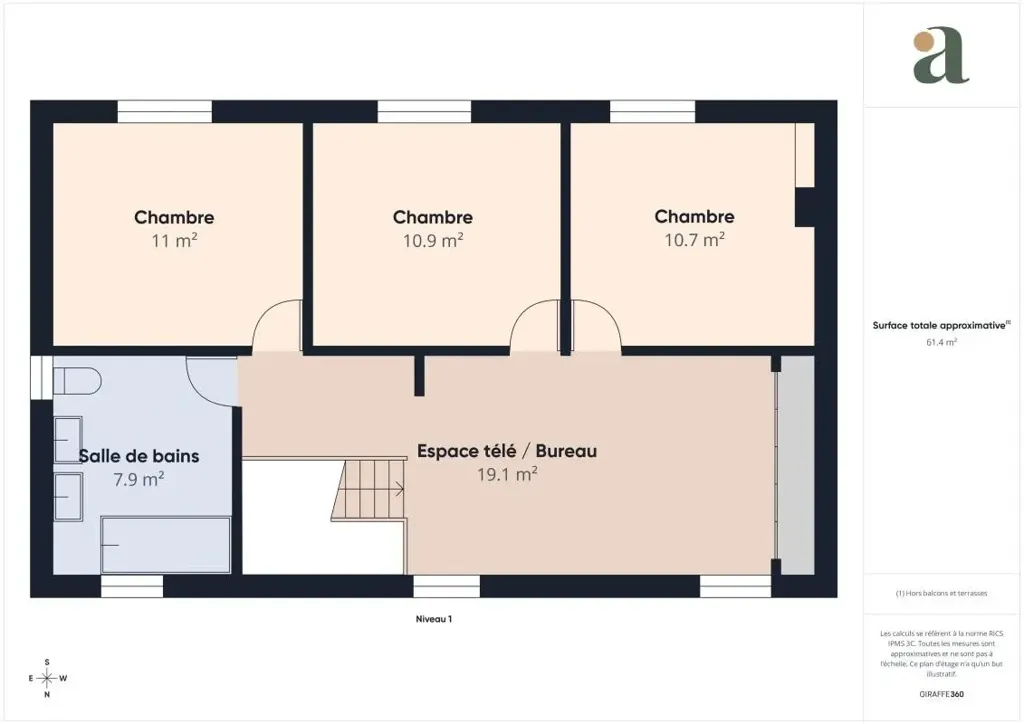 Floor Plan - Contemporary Villa with Panoramic View in Luberon