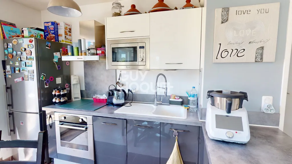 Köök - Apartment with Terrace in Athis-Mons