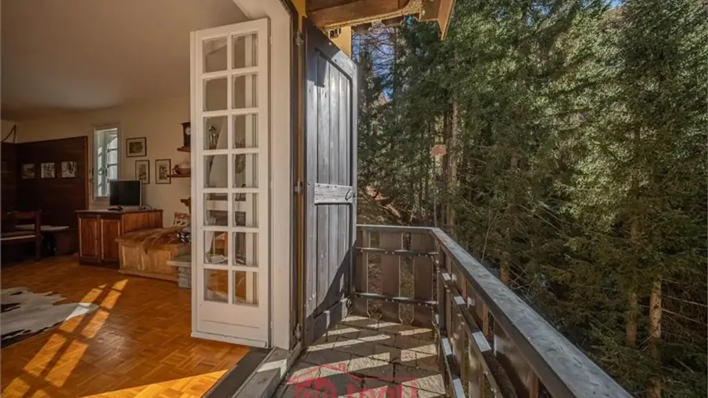 Balcony - Apartment with Mountain View in Madesimo