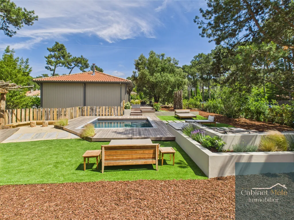Jardin - Villa Rénovée avec Piscine au Cap Ferret