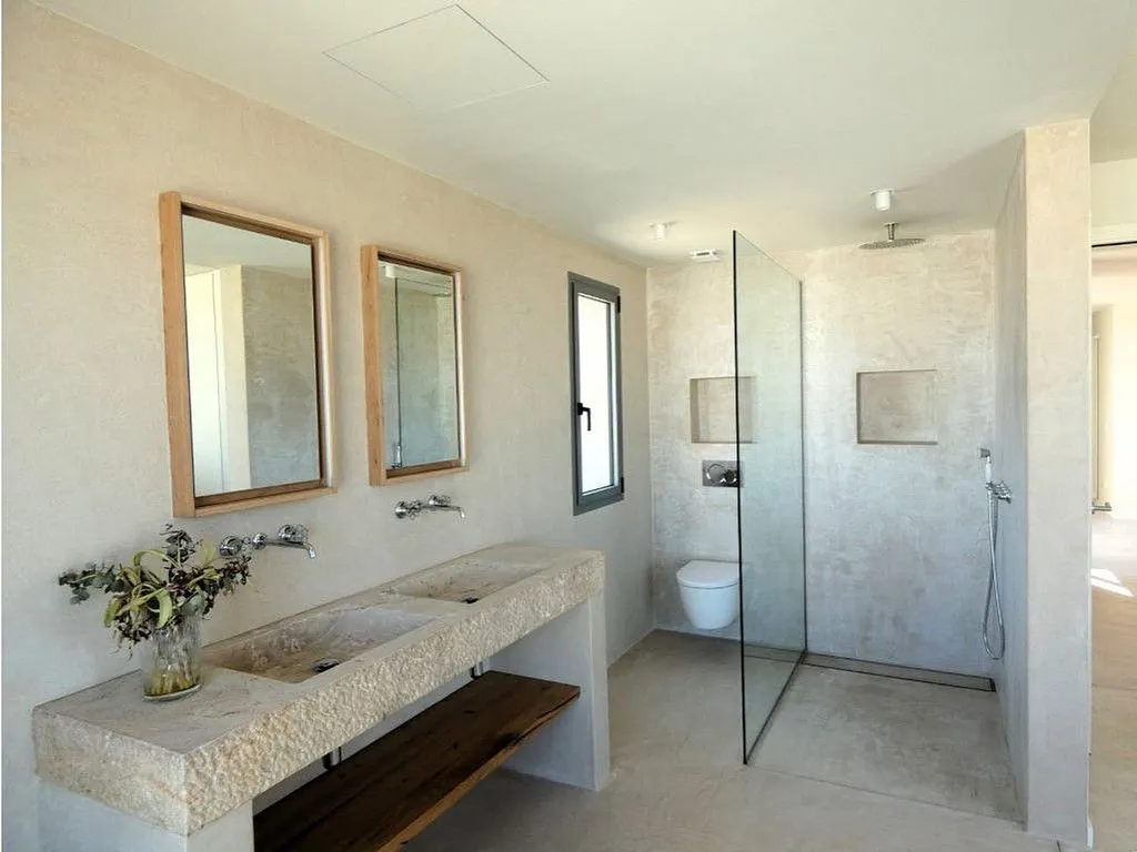 Salles de bain - Contemporary Villa with Pool in Montferrutx