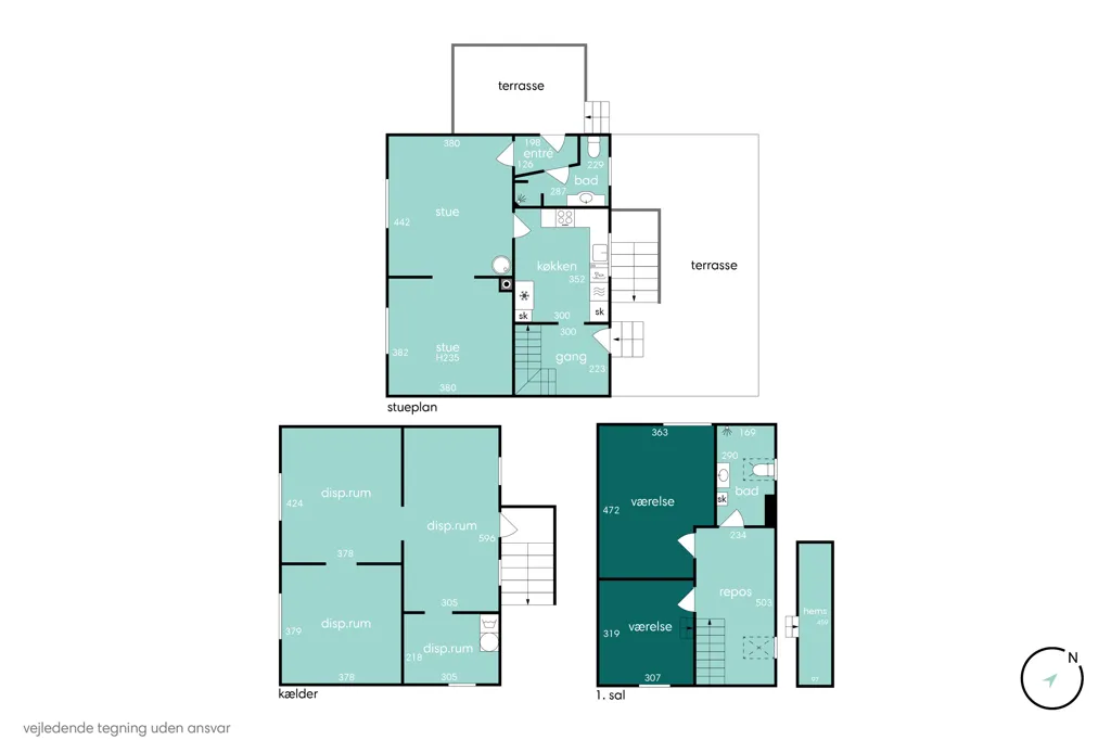 Plan - Modernised Villa with Garden in Ulstrup