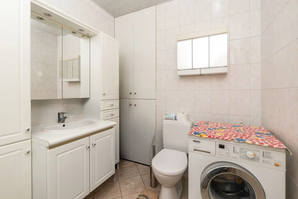 Buanderie - Appartement Spacieux avec Garage au Centre de Lebbeke